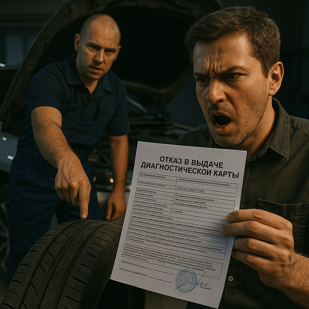 нашли проблему при техосмотре