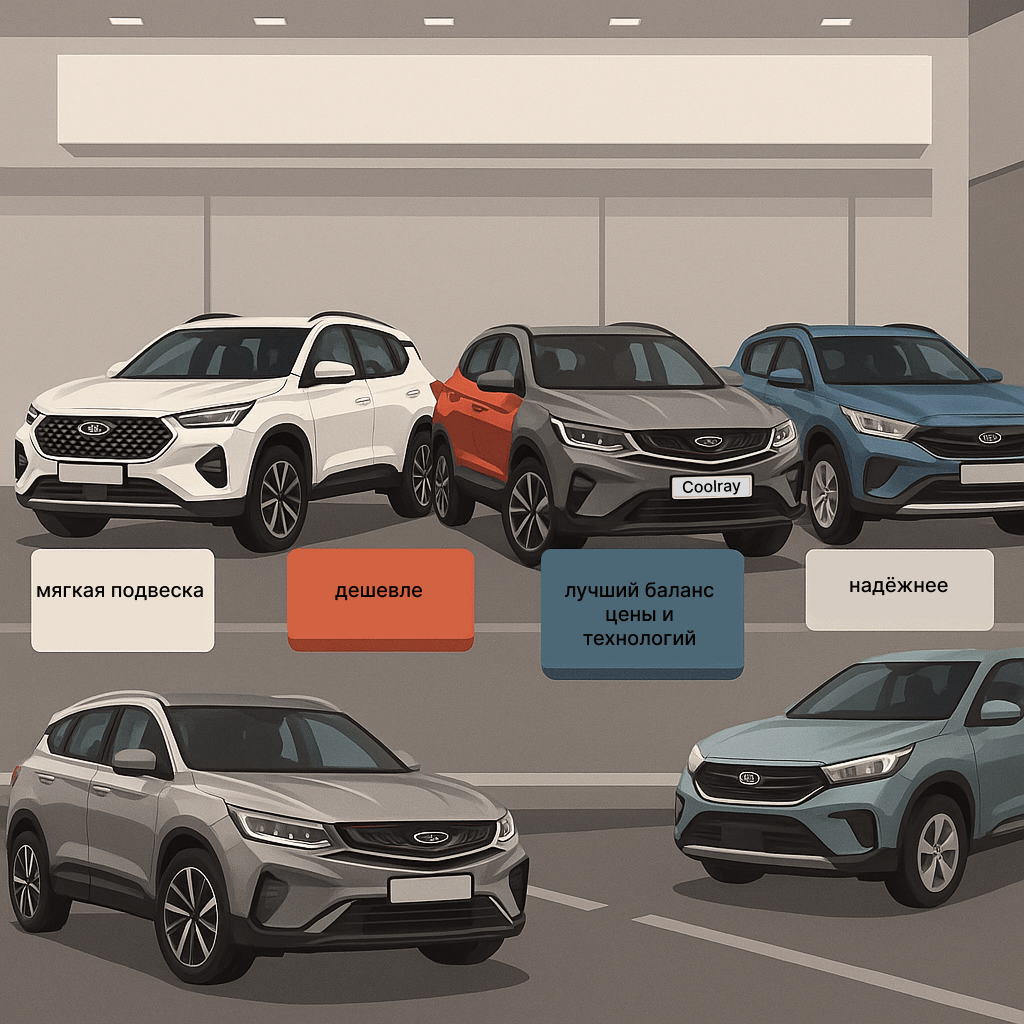 Geely Coolray обзор