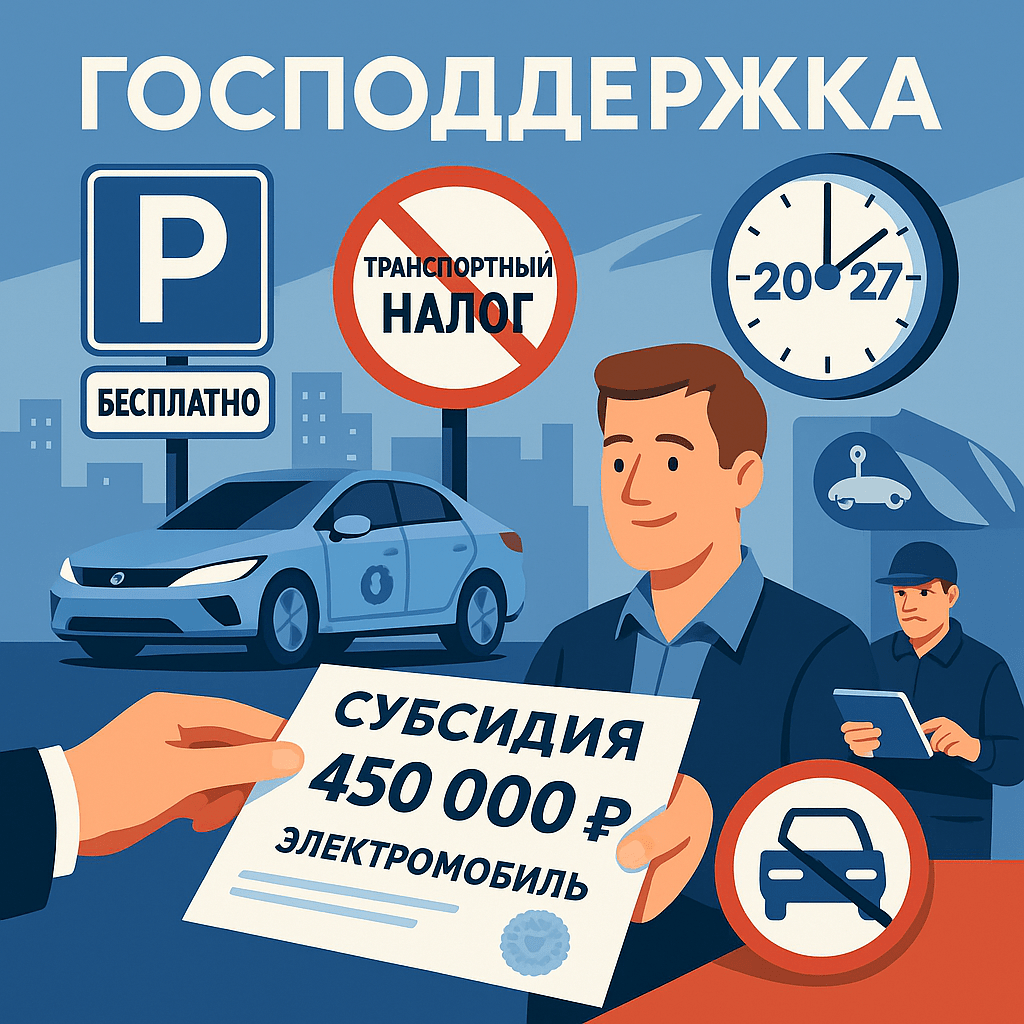 господдержка для электромобилей