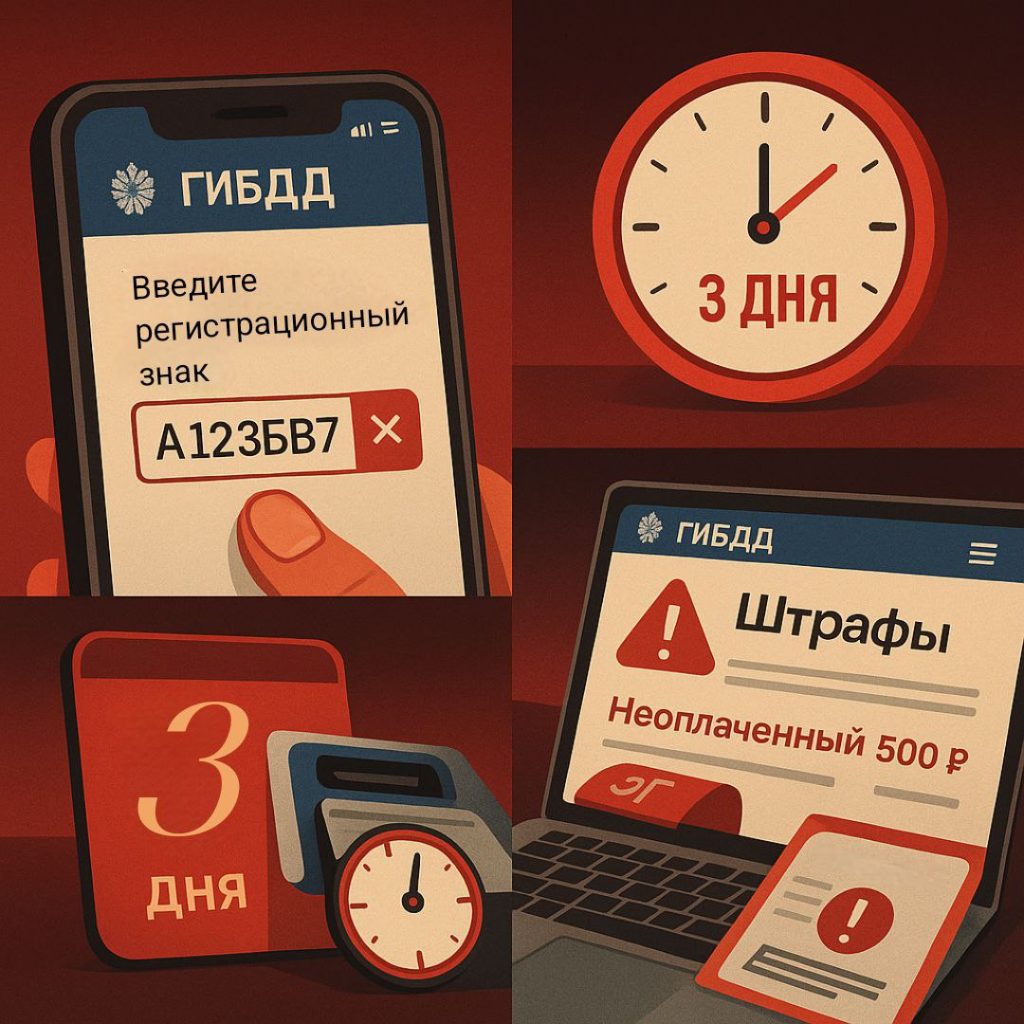 3 дня на оплату штрафа гибдд